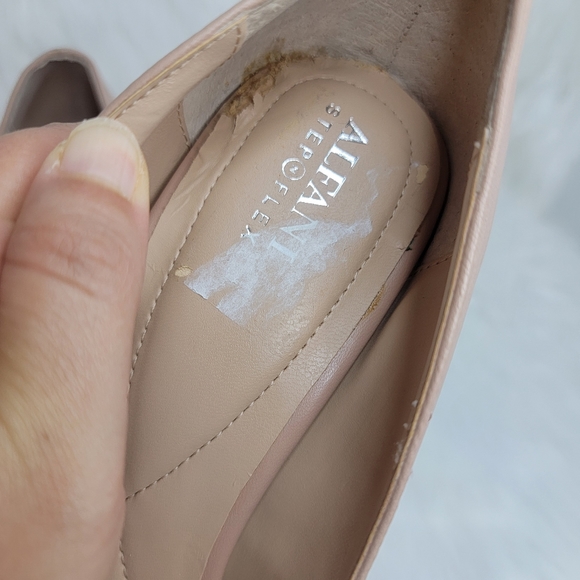 Alfani step n flex pointed toe nude stiletto heels. - Picture 14 of 14
